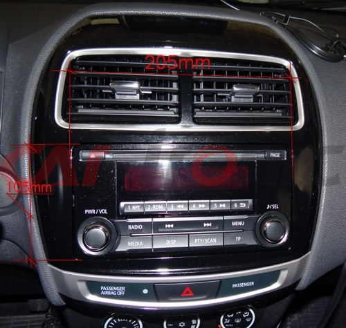Ramka radiowa 2 DIN Mitsubishi ASX 2014 - 2019