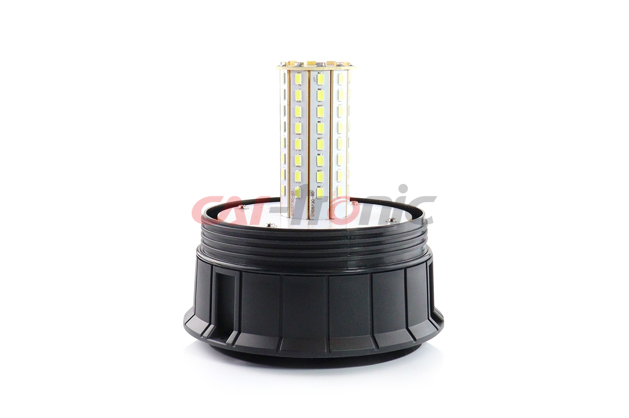 Lampa ostrzegawcza kogut 80 LED magnes R10 12-24V W09M AMIO-01502