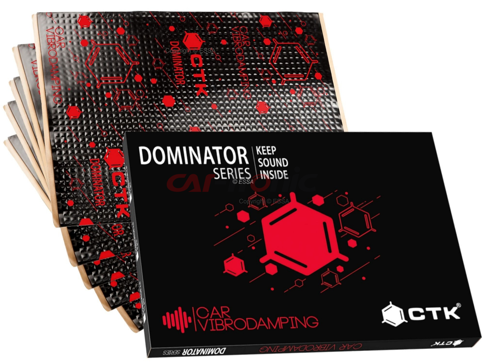 CTK Dominator 2.0 Box - mata tłumiąca 2,96m2, 11szt.