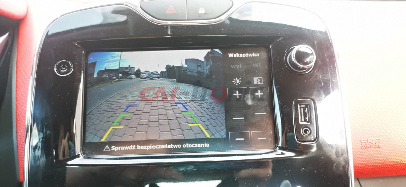Adapter do podłączenia kamery cofania Dacia/Renault/Opel Media Nav