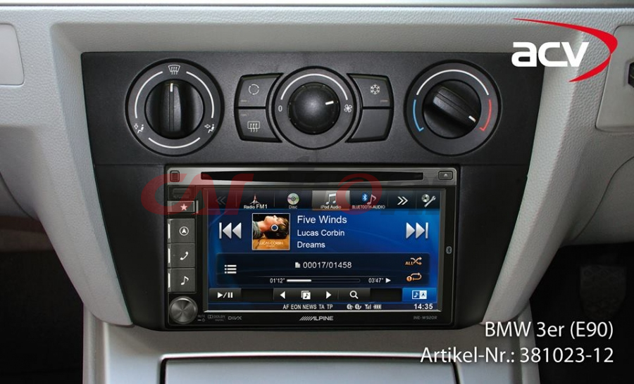 Ramka radiowa 2 DIN BMW E90 2006 - 2013
