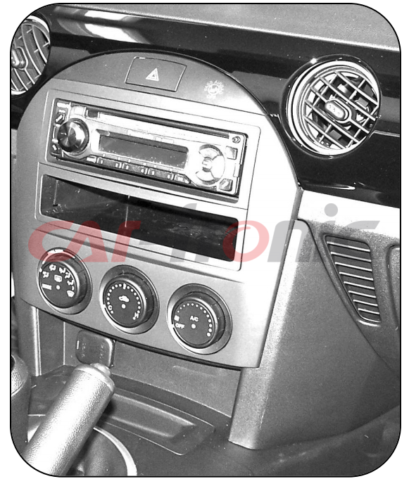 Ramka radiowa MX-5 (NC1/NC1E) 2006 - 2008,Miata (nur US-Version) 2006->