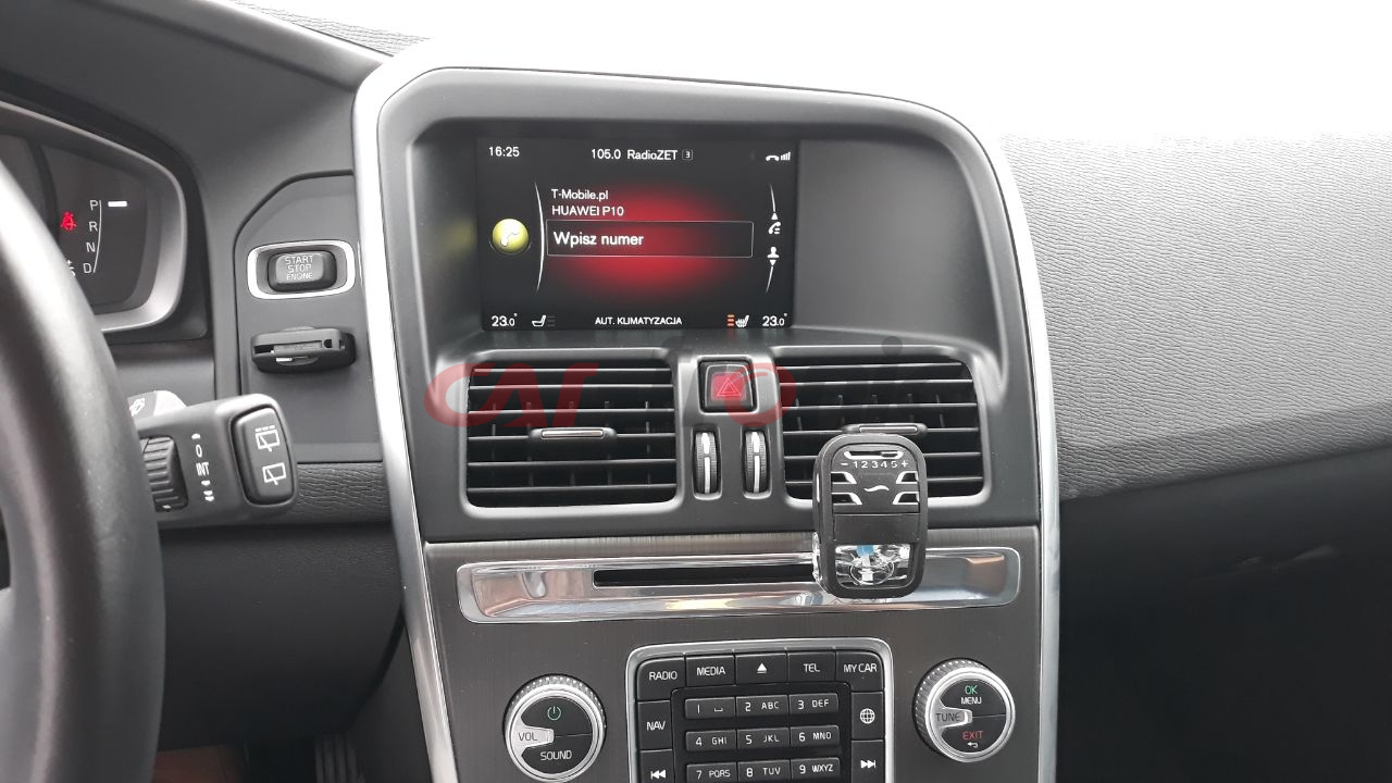 Interfejs wideo, kamera cofania Volvo 2014 -> Sensus Connect monitor 7 cali. RL2-SC14