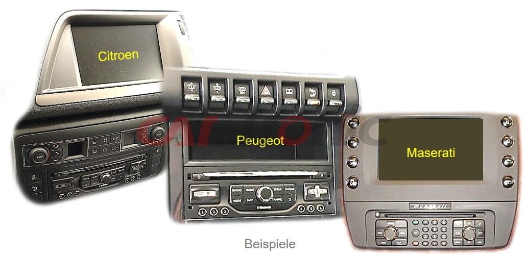 Interfejs do kamery cofania Citroen Peugeot NG4