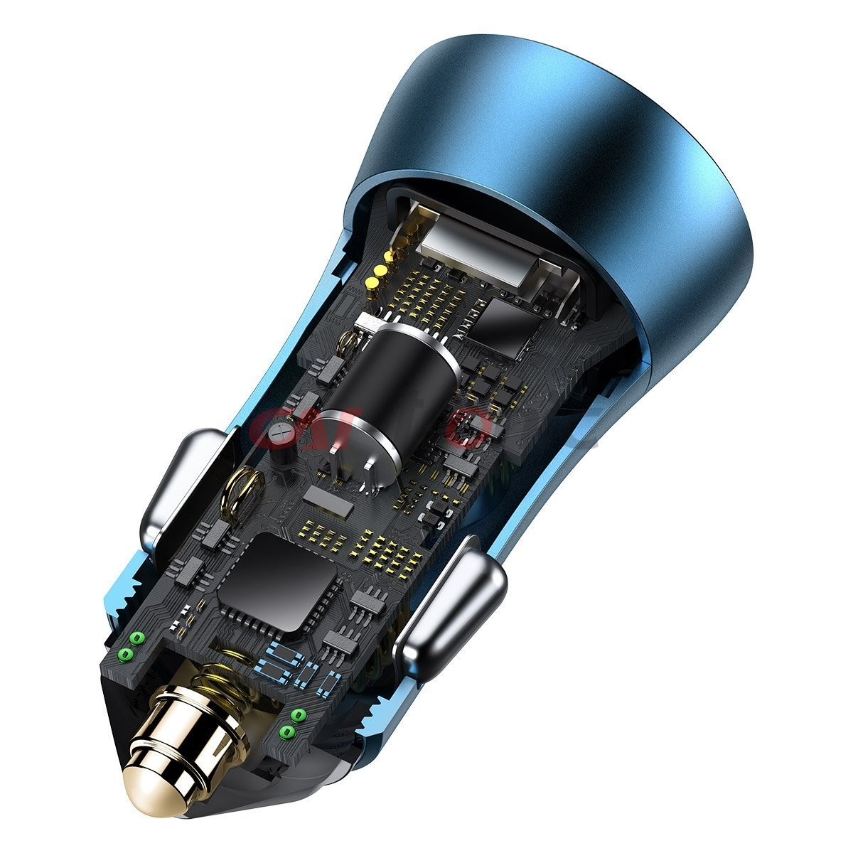 Ładowarka samochodowa BASEUS Golden Contactor Pro, USB + USB-C, QC4.0+, PD, SCP, 40W