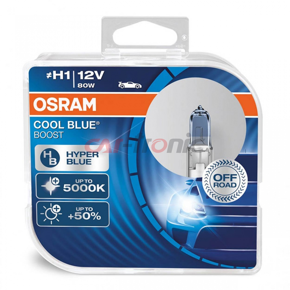 Żarówka halogenowa Osram H1 12V 80W P14,5s Cool Blue Boost 5500K / 2 szt.