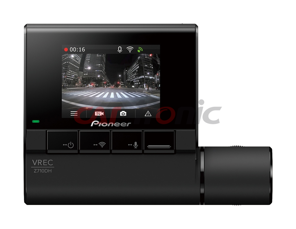 Rejestrator samochodowy Pioneer VREC-Z710SH, kamera przednia, Full HD, kąt widzenia 160°, GPS