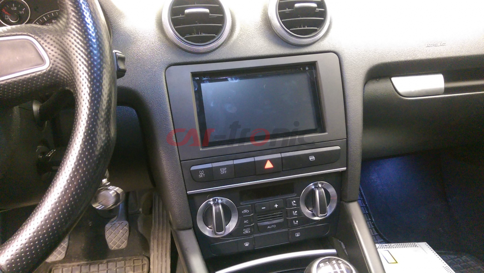 Ramka radiowa 2 DIN zestaw Audi A3 2003 - 2012