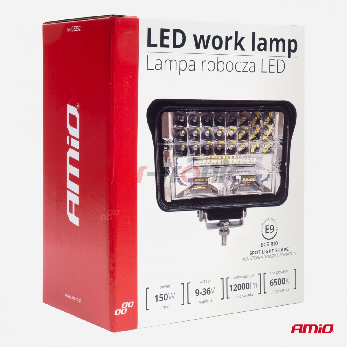 Lampa robocza halogen LED szperacz AWL41 50 LED AMIO-03252