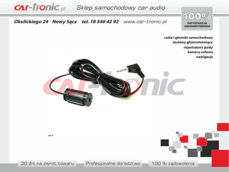 Mikrofon dedykowany do Audi Bluetooth Dension Gateway Lite BT, Pro BT, 500S BT