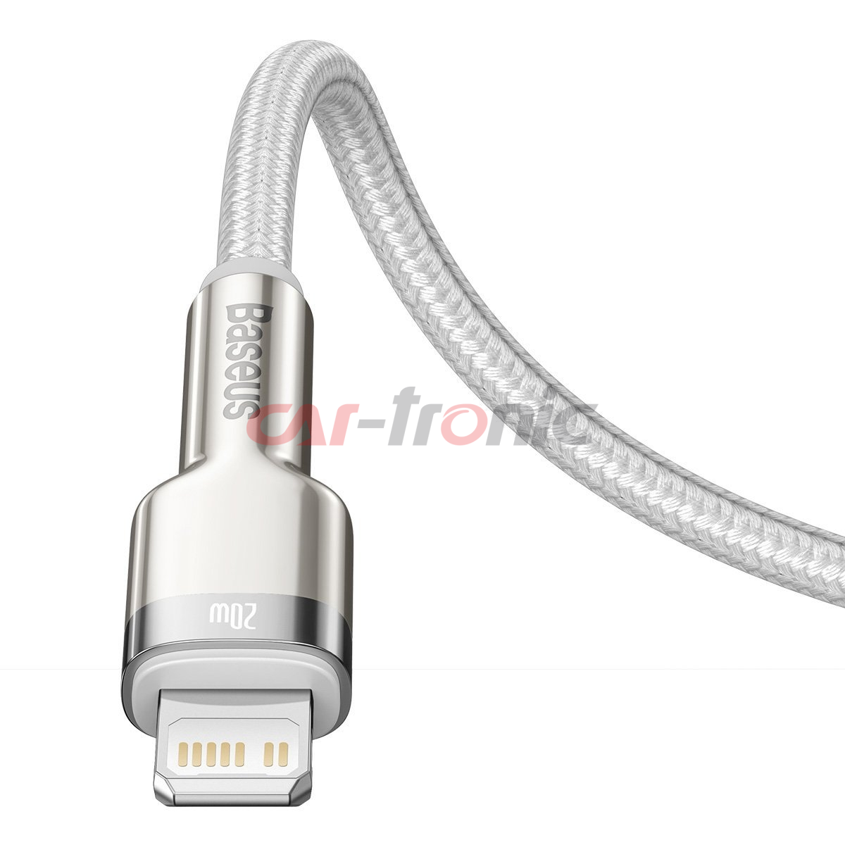 Kabel USB-C na Lightning Baseus Cafule, PD, 20W, 1m biały