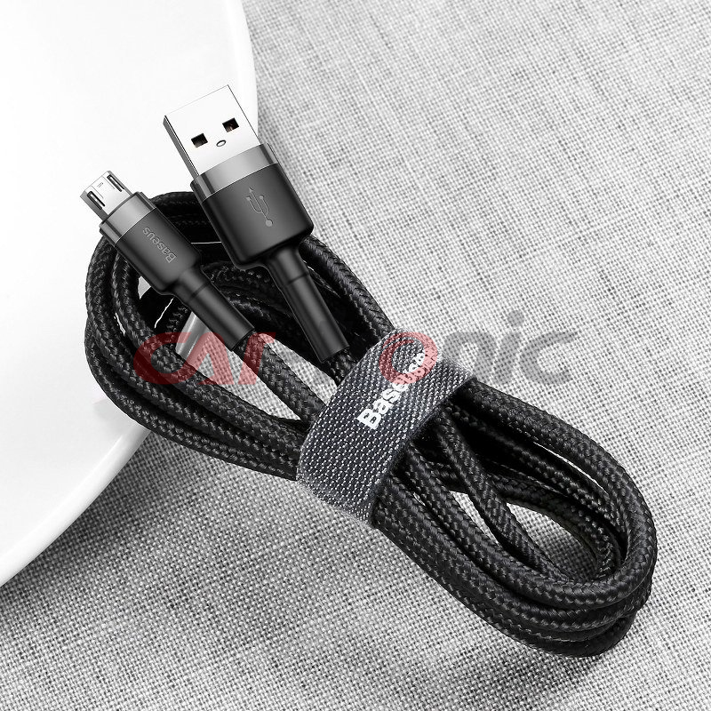 Kabel USB na micro USB Baseus Cafule 2.0A 3m szaro-czarny
