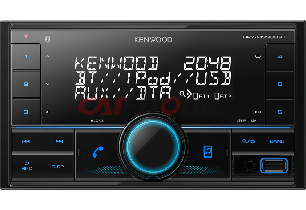 Radio samochodowe 2 DIN Kenwood DPX-M3300BT