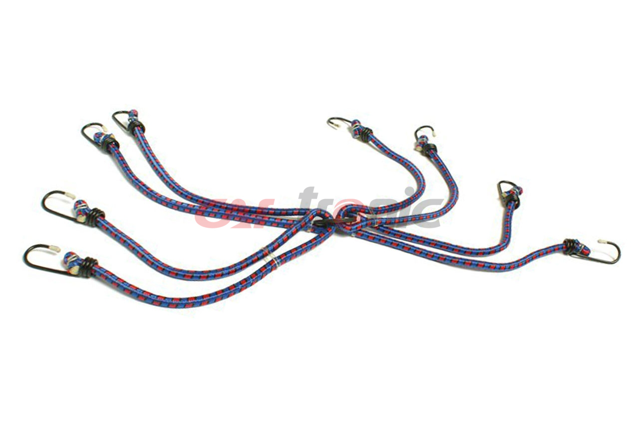 Linki elastyczne gumy do mocowania bagażu 8-ramienne 60 cm o7 mm BSTRAP-01 AMIO-01146