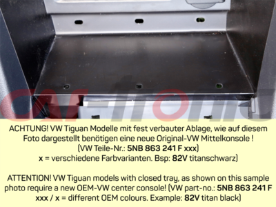 Inbay ładowarka indukcyjna VW Tiguan II 2016 - 2021 10W