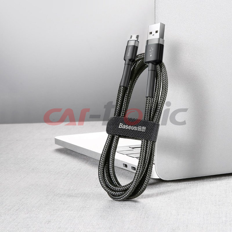 Kabel USB na micro USB Baseus Cafule 2.0A 3m szaro-czarny