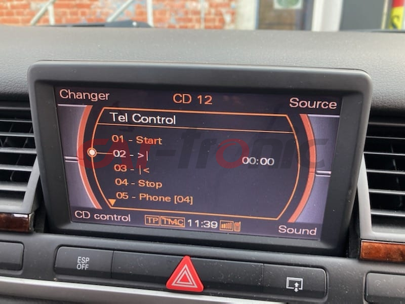 Zestaw głośnomówiący Bluetooth Audi A4 8K, A5, Q5 Q7 