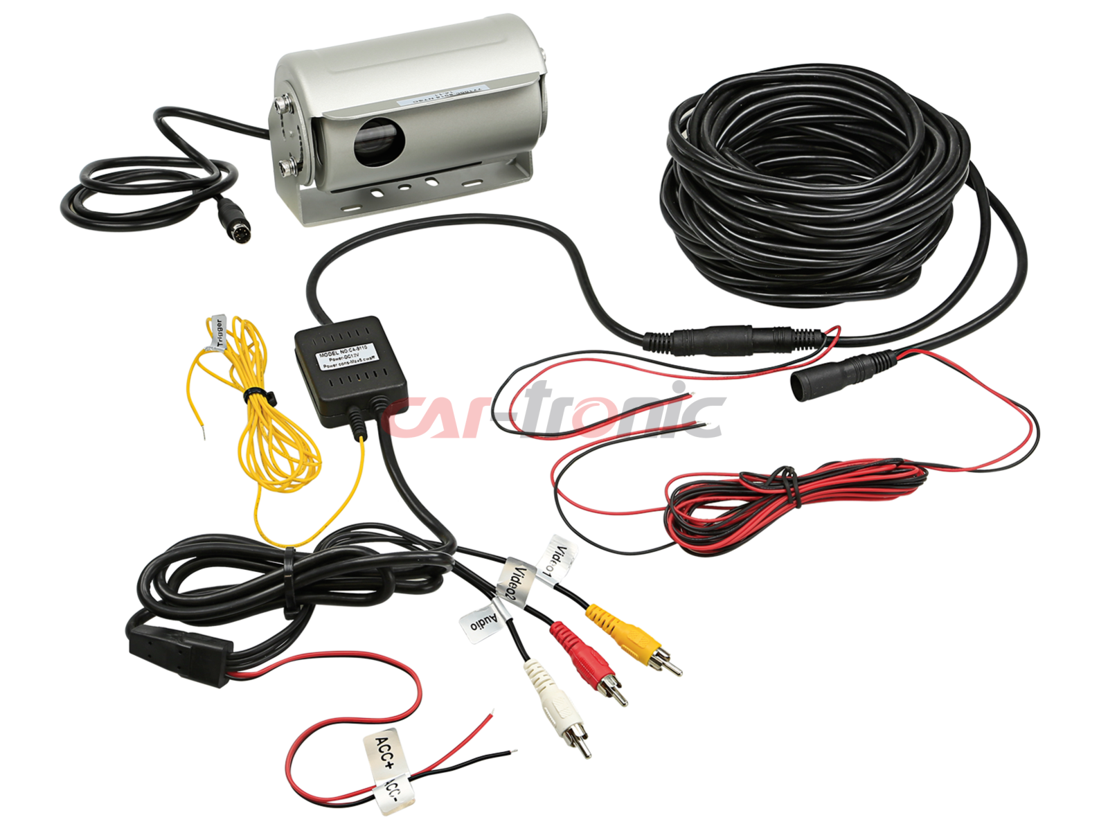 Uniwersalna kamera cofania z linami pomocniczymi, 2 obiektywy, podgrzeanie do samochodów ciężarowych