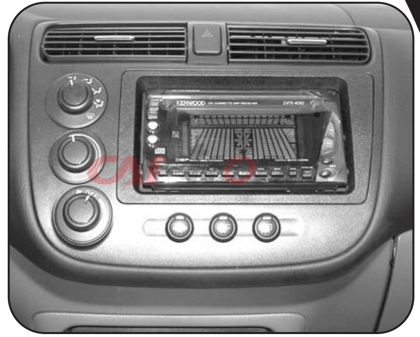 Ramka radiowa Honda Civic 2 ISO/2 Din 2001->2005 Sedan / Coupe 95-7899
