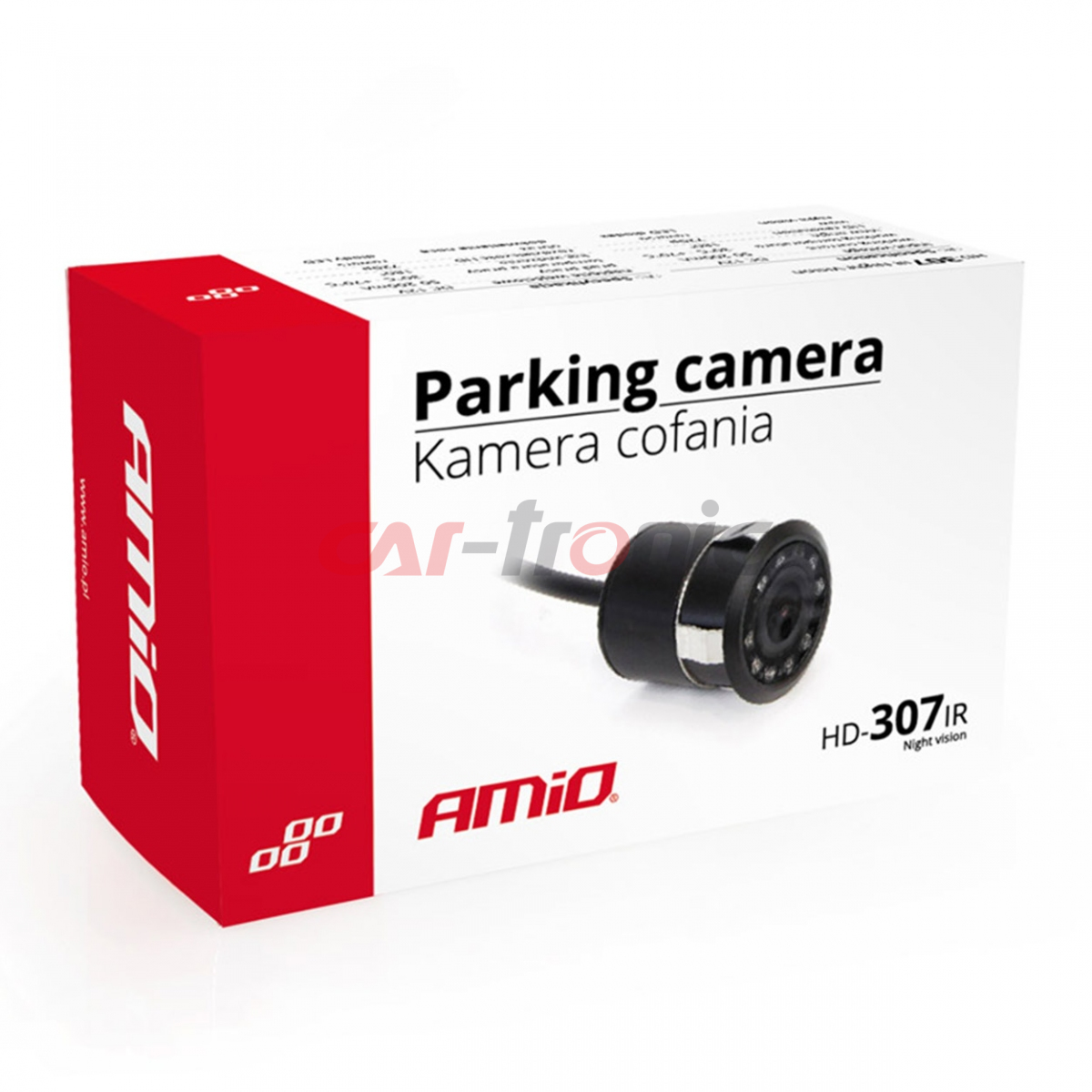 Kamera cofania parkowania HD-307-IR Night Vision 18 mm AMIO-02164