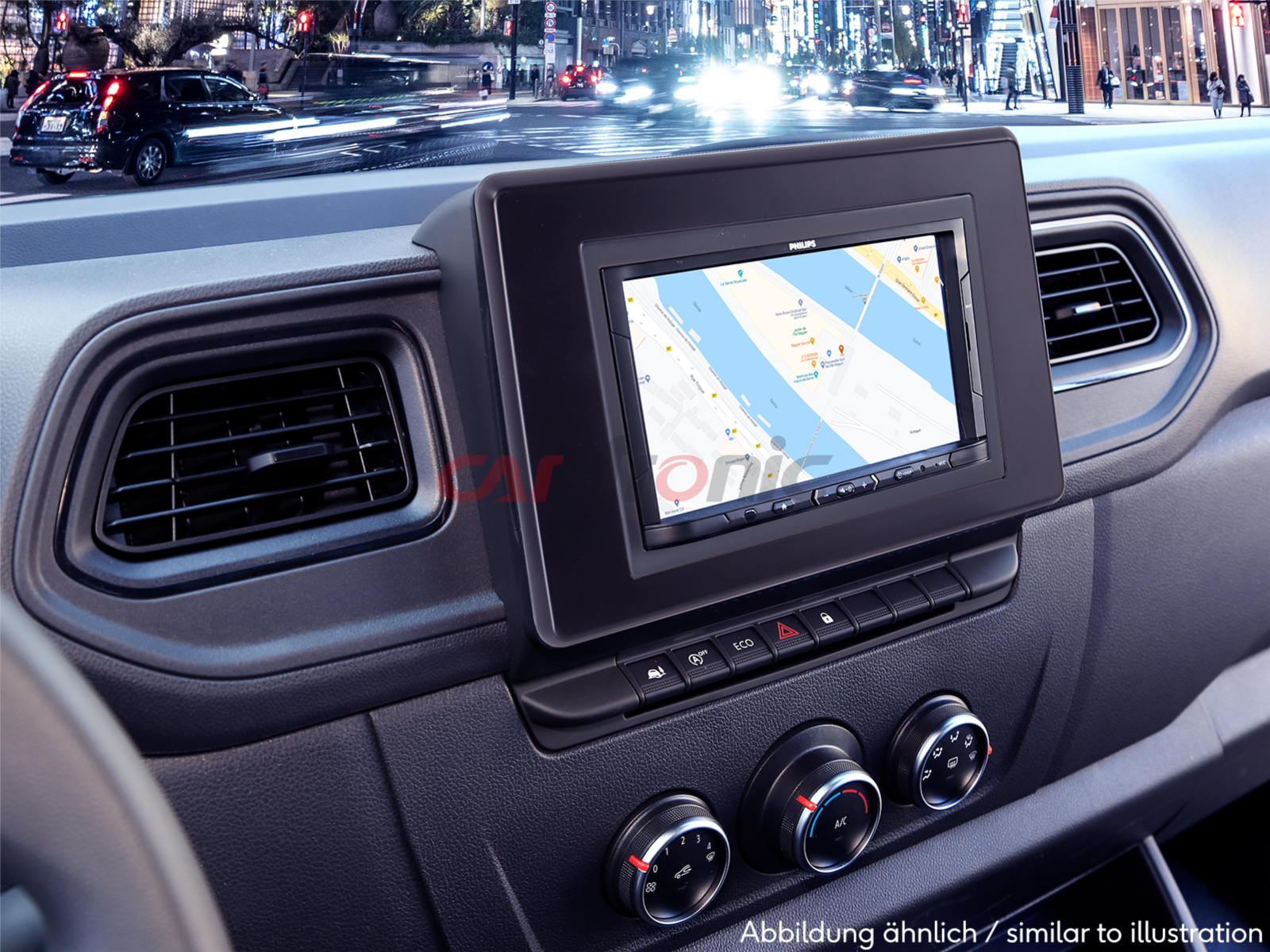 Ramka radiowa 2 DIN Nissan NV400, Opel Movano, Renault Master 2020 ->