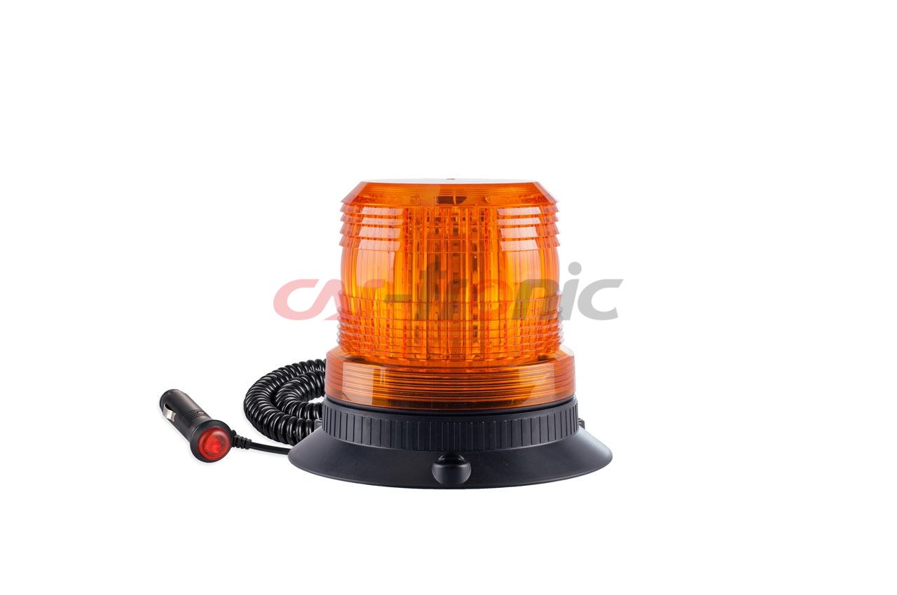 Lampa ostrzegawcza kogut 80 LED magnes R10 12-24V W14M AMIO-01503
