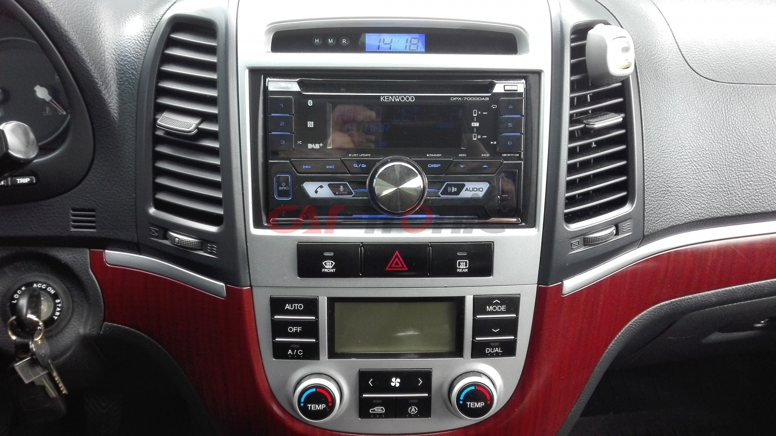 Ramka radiowa 2 DIN Hyundai Santa Fe (CM) Facelift 2009 ->08/2012