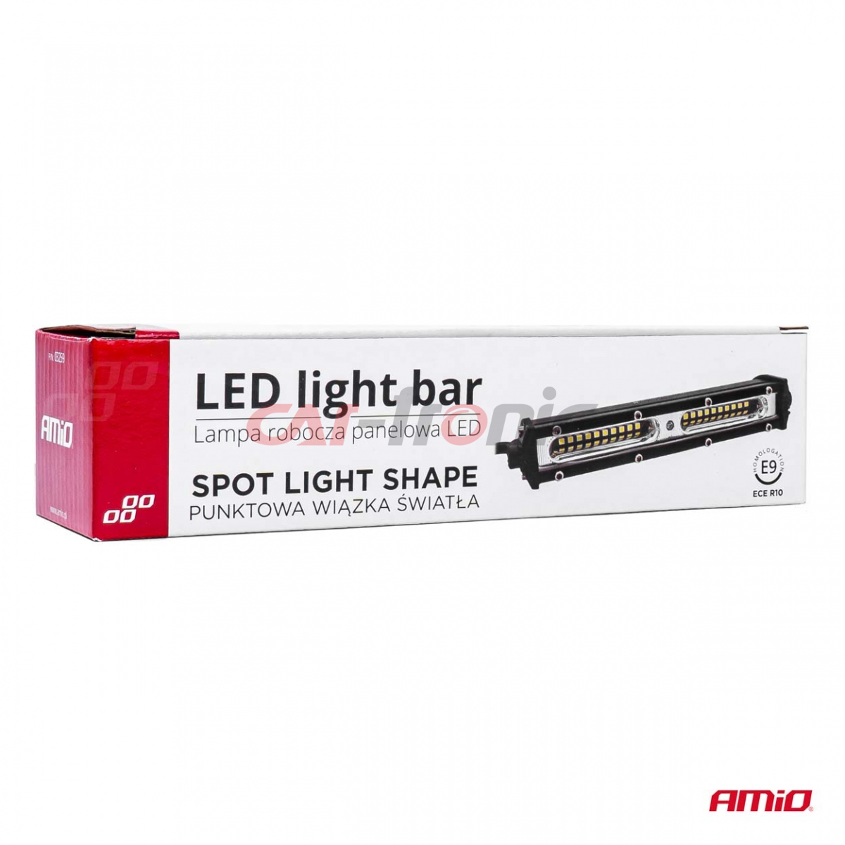 Lampa robocza panelowa slim LED BAR 18 cm 9-36V AMIO-03259 AWL48