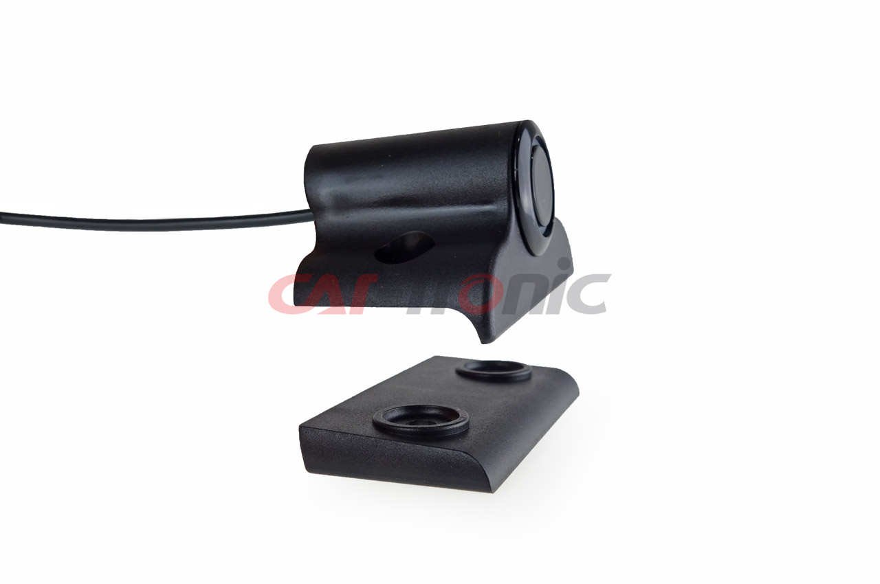 Zestaw czujników parkowania cofania LED 4 sensory czarne 19 mm TRUCK BUS AMIO-02279