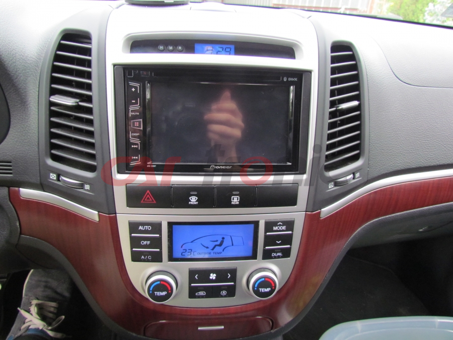 Ramka radiowa 2 DIN zestaw Hyundai Santa Fe 2004 ->2006