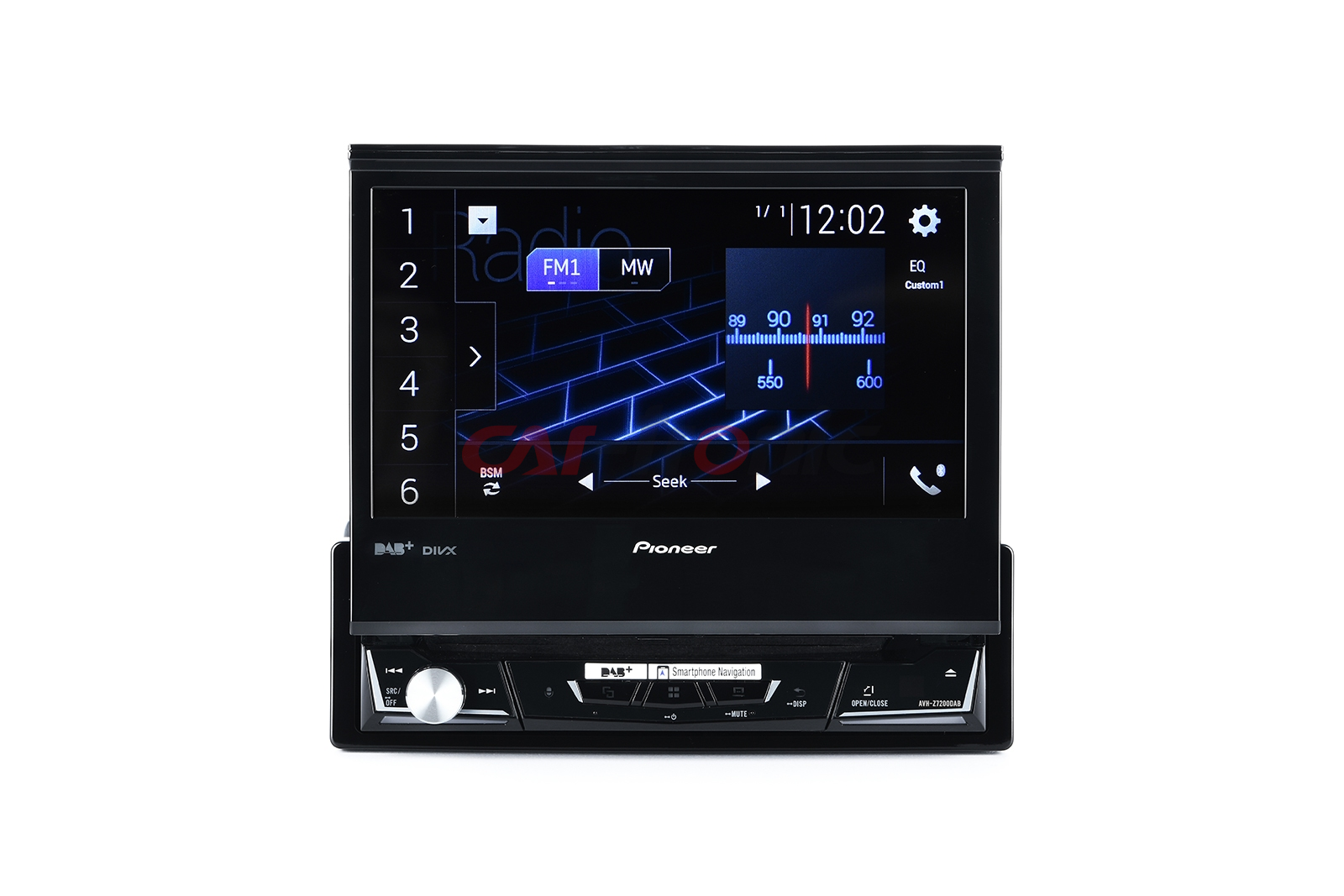 Stacja multimedialna Pioneer AVH-Z7200DAB. Apple CarPlay i Android Auto