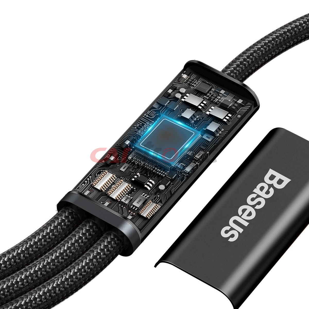 Kabel USB-C 3w1 micro USB / Lightning / USB-C, 20W, 1.5m czarny