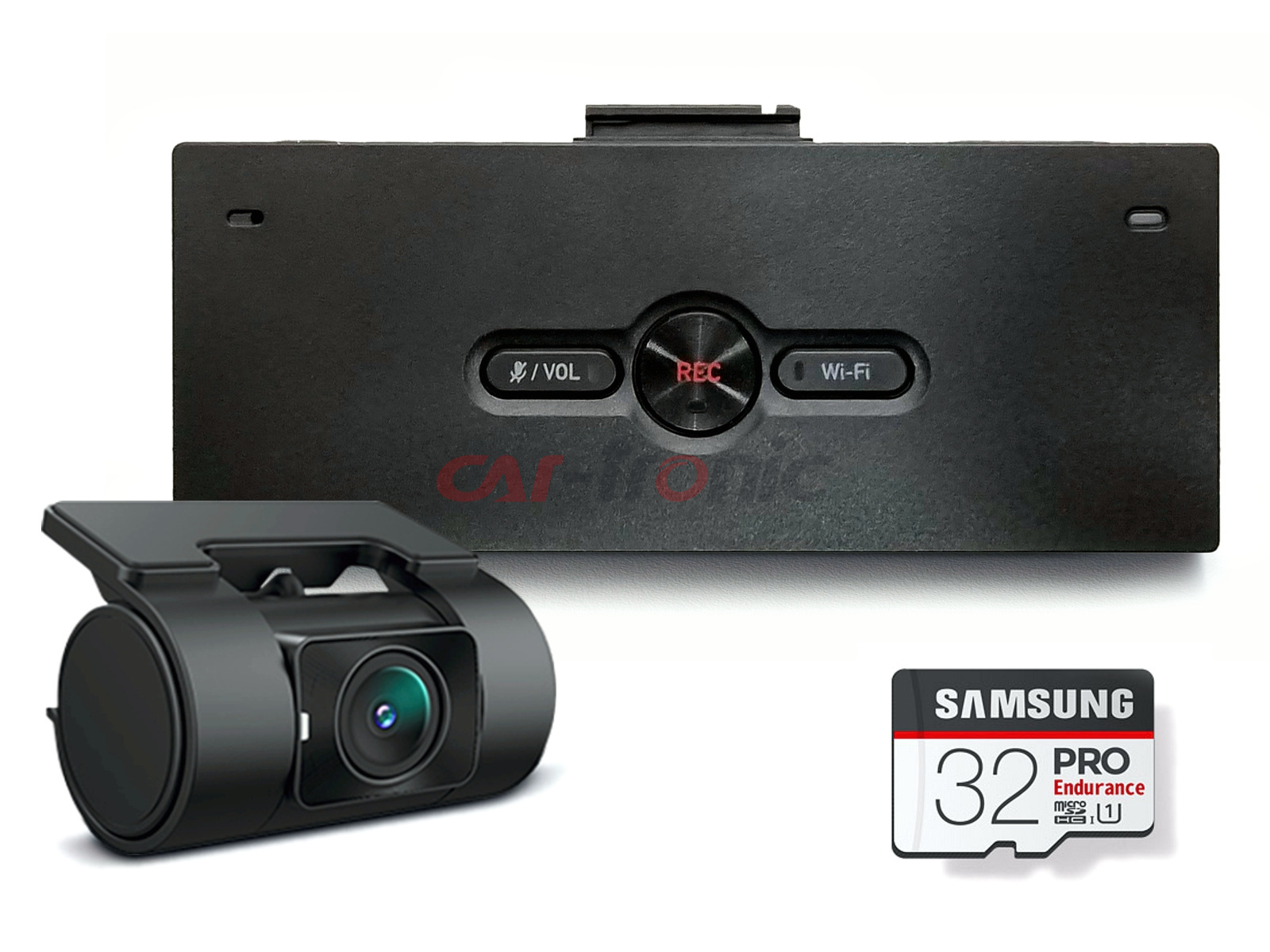 Wideorejestrator FineVu GX33 2xFHD WiFi GPS AI 32GB Fotoradary