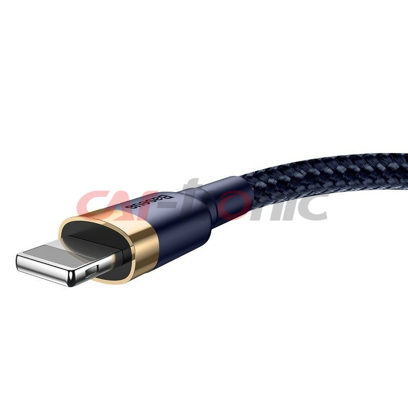 Kabel USB na Lightning Baseus Cafule 1.5A 2m złoto-granatowy